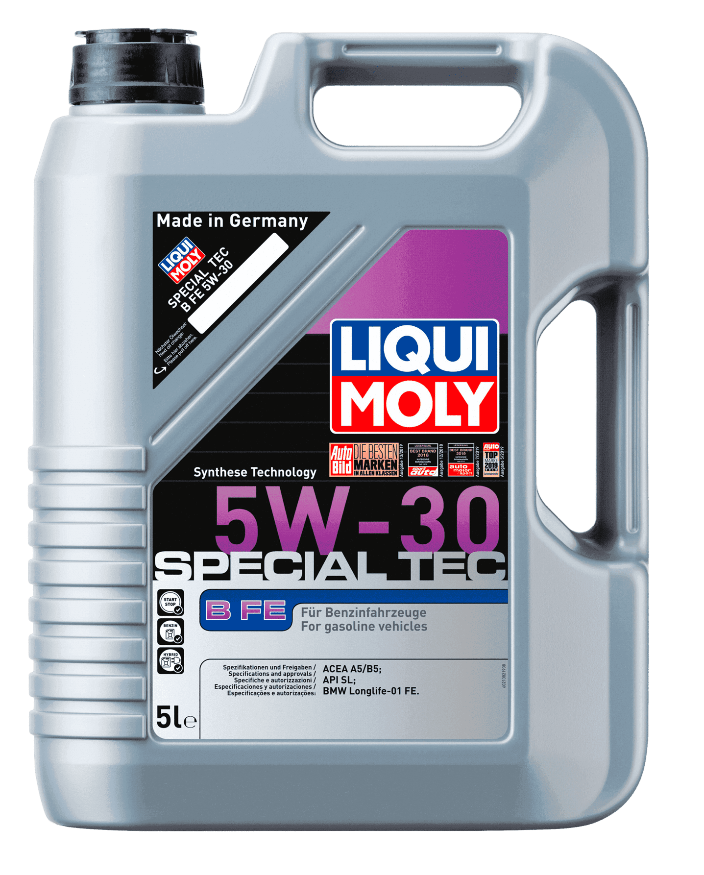 Моторное масло Liqui Moly Special Tec B FE 5W-30, 5л (LiquiMoly: 21382)